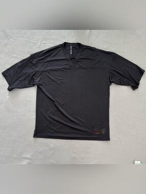 Nike x SKIMS Airy Oversized V-Neck Pullover Women Medium Black Performance